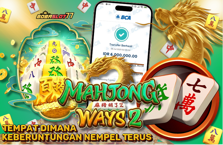 Selamat kepada user id : sem****p3 Wede Rp 6.000.000 di Game MAHJONG WAYS2 PG SOFT Cair Gk Sampe 1 Menit! Menang Mudah di Bobaslot77
